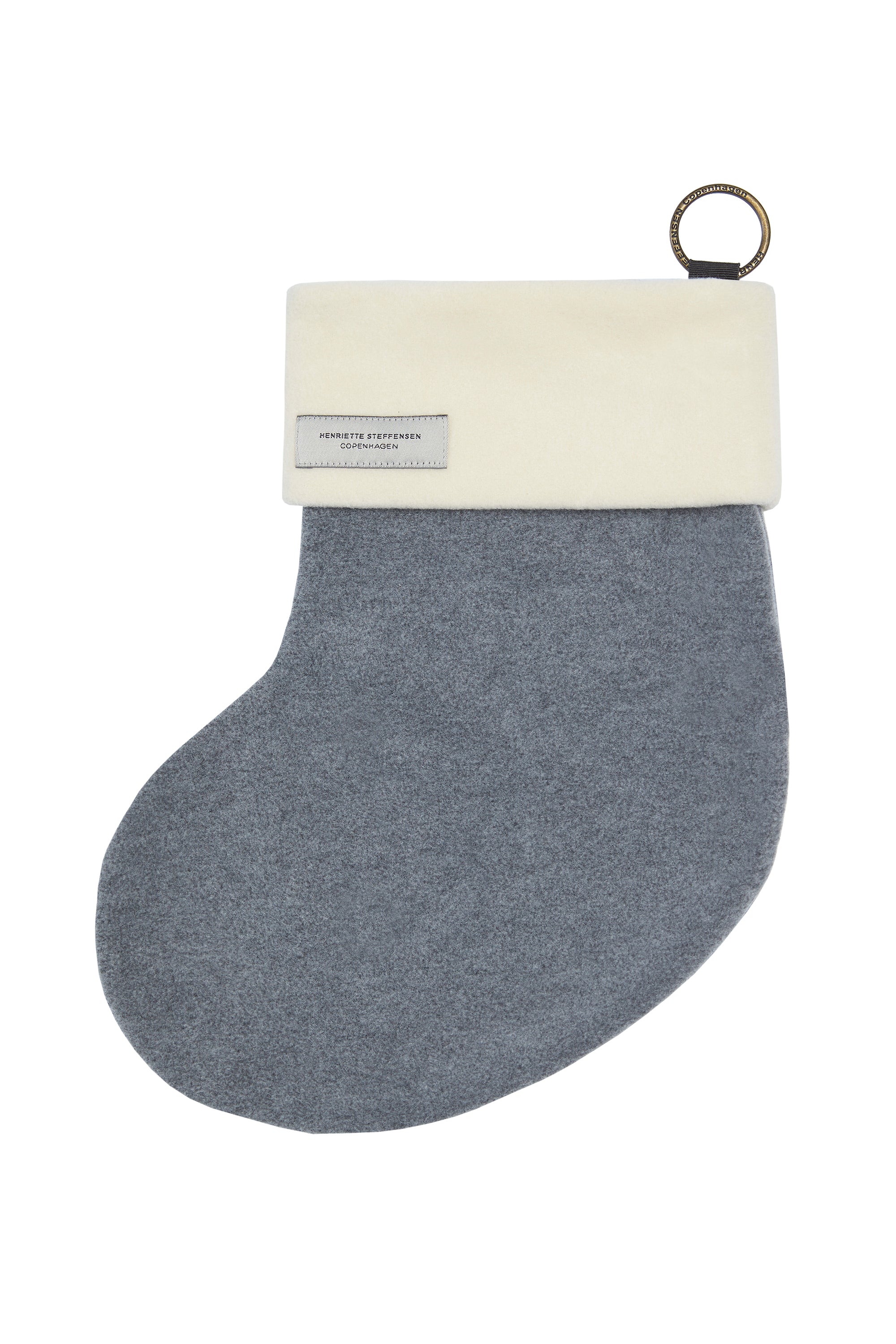 HENRIETTE STEFFENSEN COPENHAGEN CHRISTMAS STOCKINGS - 5038 HOME SOFT GREY 920