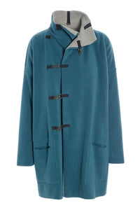 COAT REVERSIBLE- 7113 - PETROL/SAND