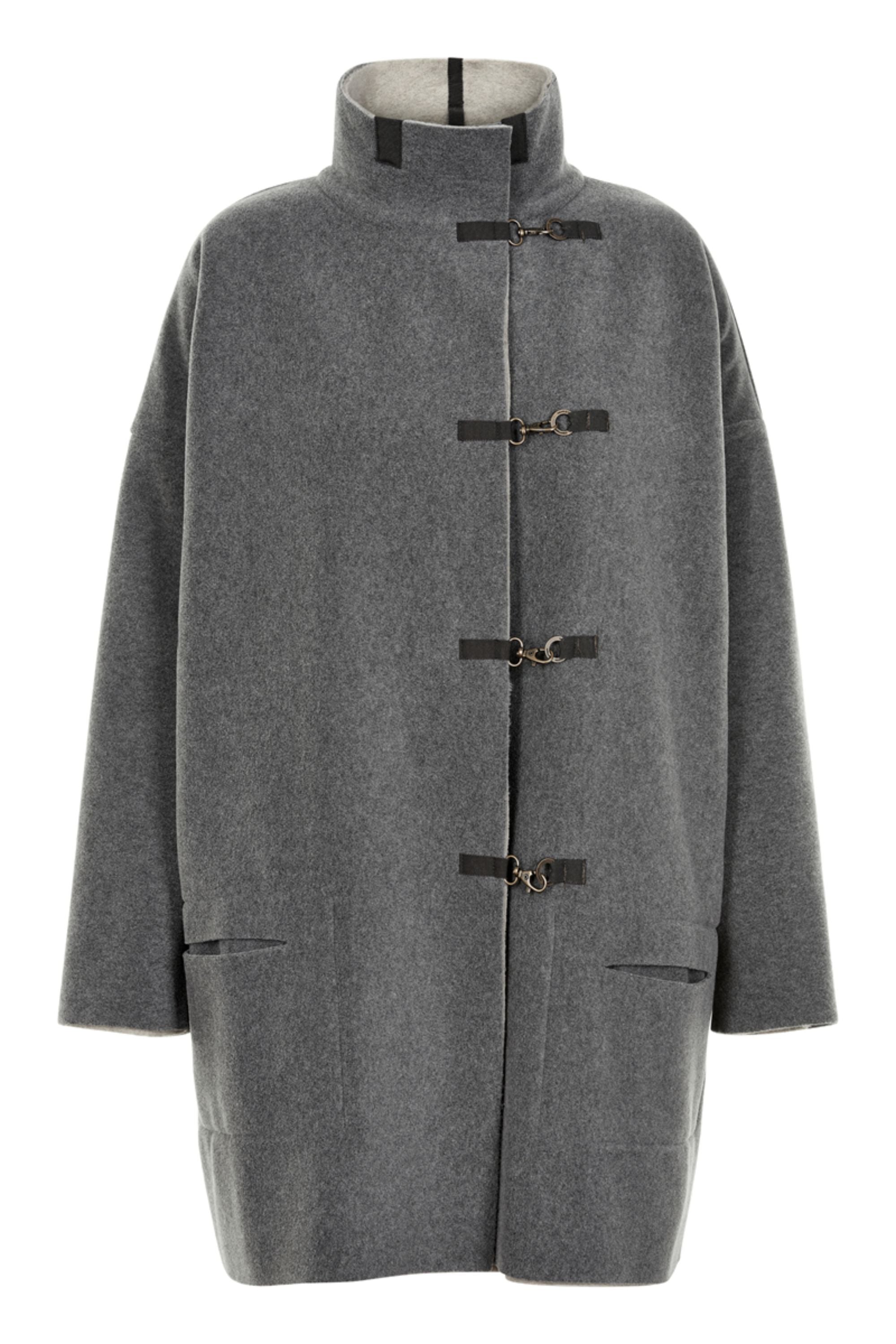 HENRIETTE STEFFENSEN COPENHAGEN COAT REVERSIBLE- 7113 COATS SAND/GREY 810
