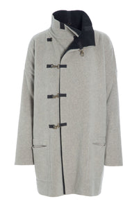 COAT REVERSIBLE- 7113 - SAND/SOFT BLACK
