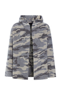 Cardigan with hood in print - 1002CP - CAMOUFLAGE