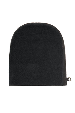 HENRIETTE STEFFENSEN COPENHAGEN DOUBLE FOLDED HAT - 5037 HATS SOFT BLACK 914