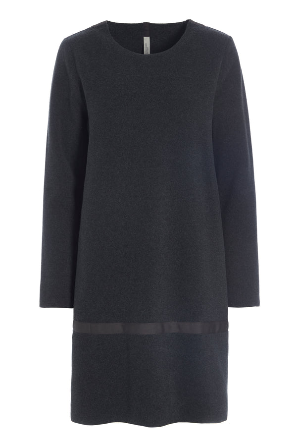 HENRIETTE STEFFENSEN COPENHAGEN DRESS - 3245 DRESSES fleece SOFT BLACK 914