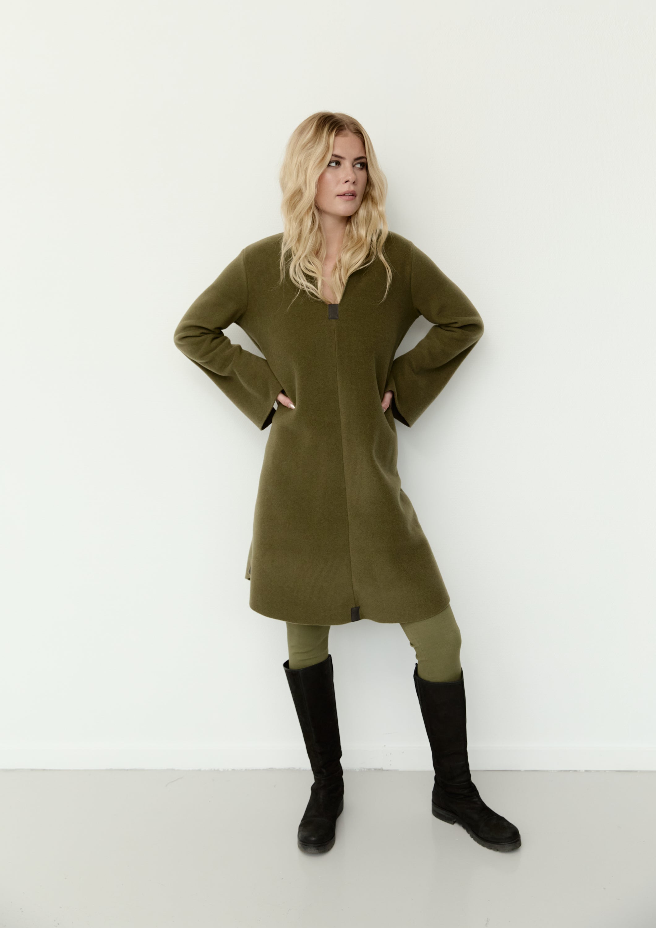 HENRIETTE STEFFENSEN COPENHAGEN DRESS - 3257 KJOLER MOSS 611