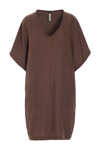 DRESS - 83005 - CHOCOLATE