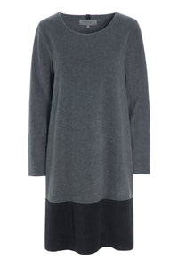 DRESS 2-COLLAR - 3222 - GREY/SB