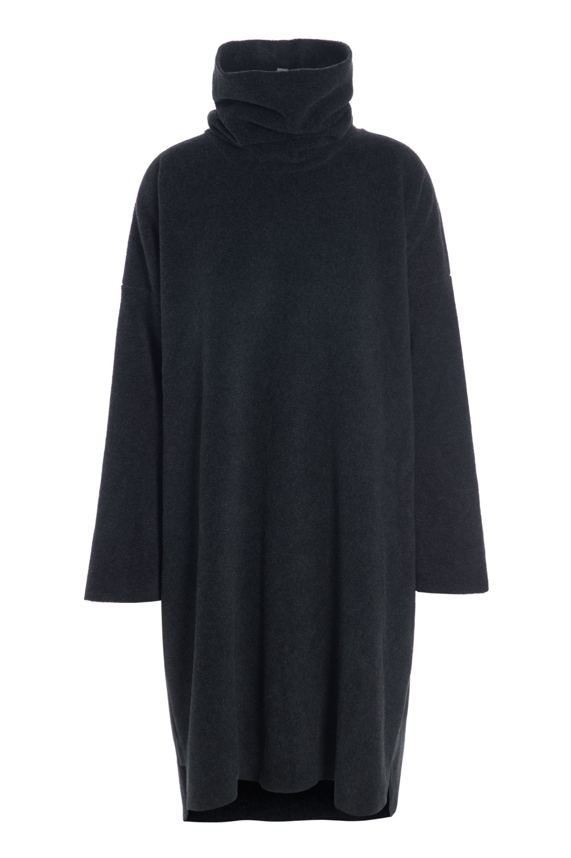 HENRIETTE STEFFENSEN COPENHAGEN DRESS HIGH NECK - 3225 KJOLER SOFT BLACK 914