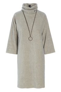 DRESS HIGH NECK - 3236 - SAND