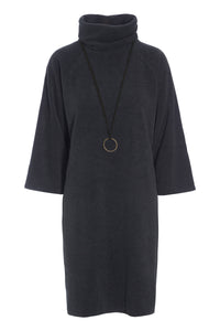 DRESS HIGH NECK - 3236 - SOFT BLACK