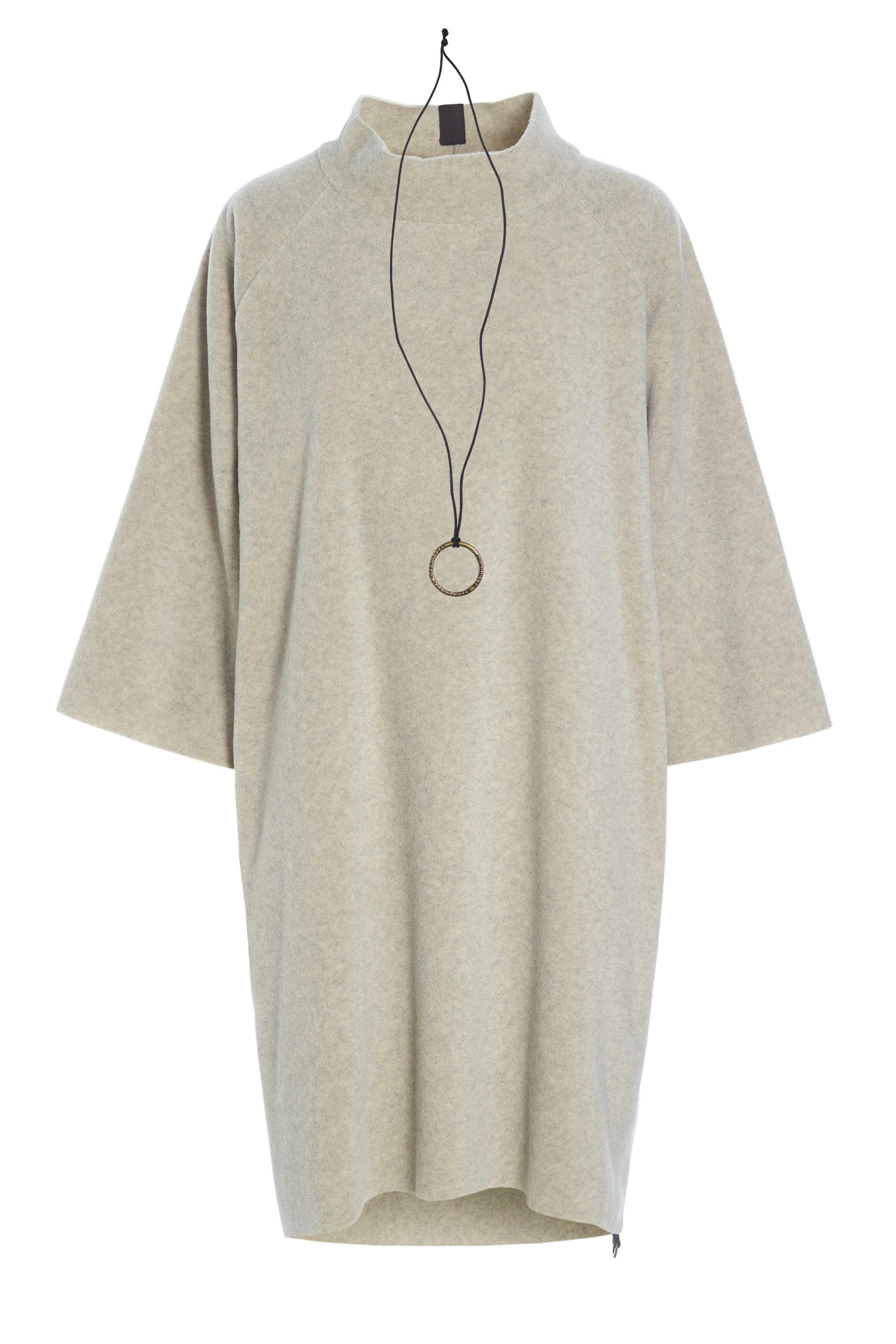 HENRIETTE STEFFENSEN COPENHAGEN DRESS HIGH NECK - 3243 KJOLER SAND 805