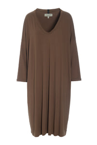 DRESS OVERSIZE - 98043 - CHOCOLATE