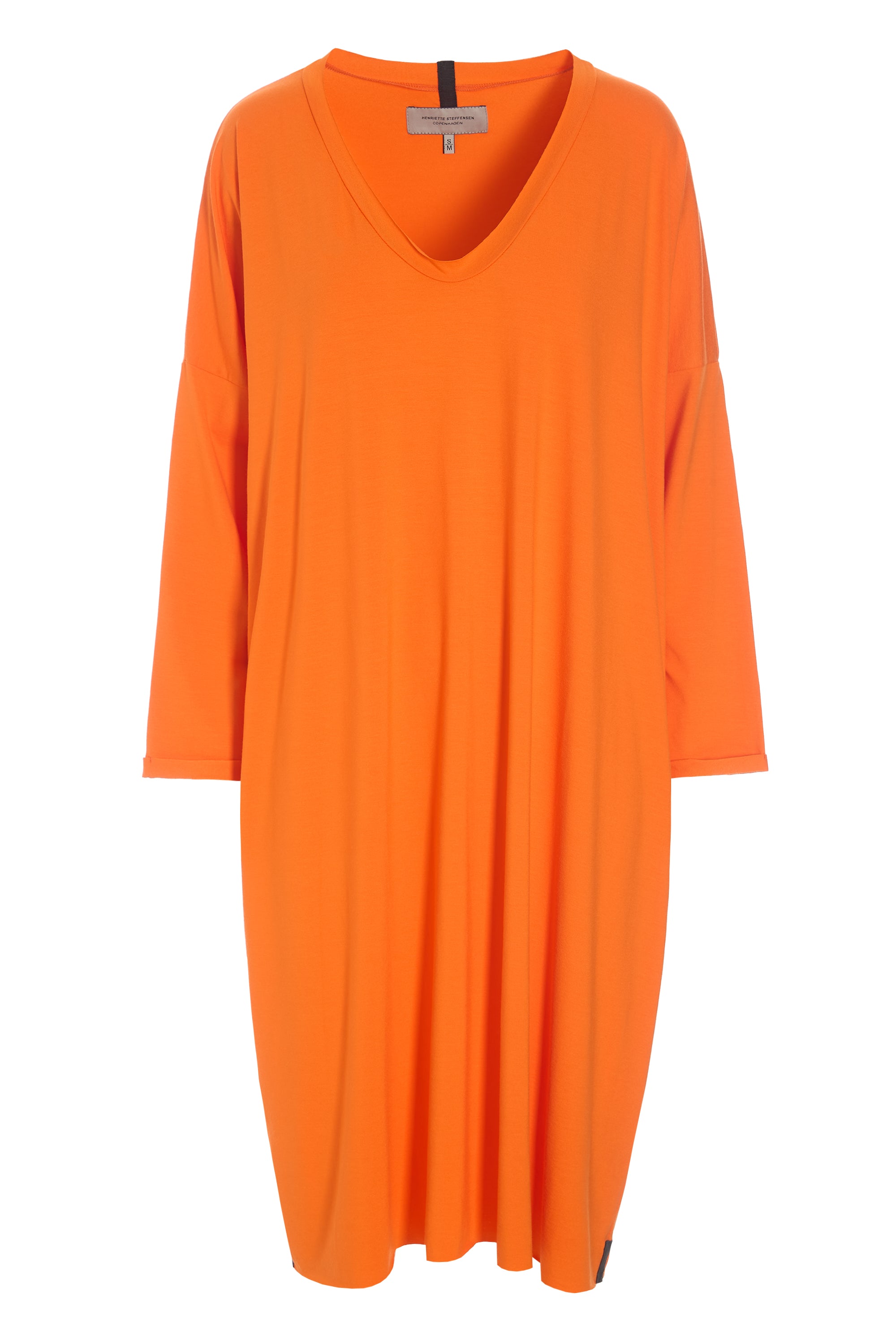 HENRIETTE STEFFENSEN COPENHAGEN DRESS OVERSIZE - 98043 KJOLER ORANGE 773