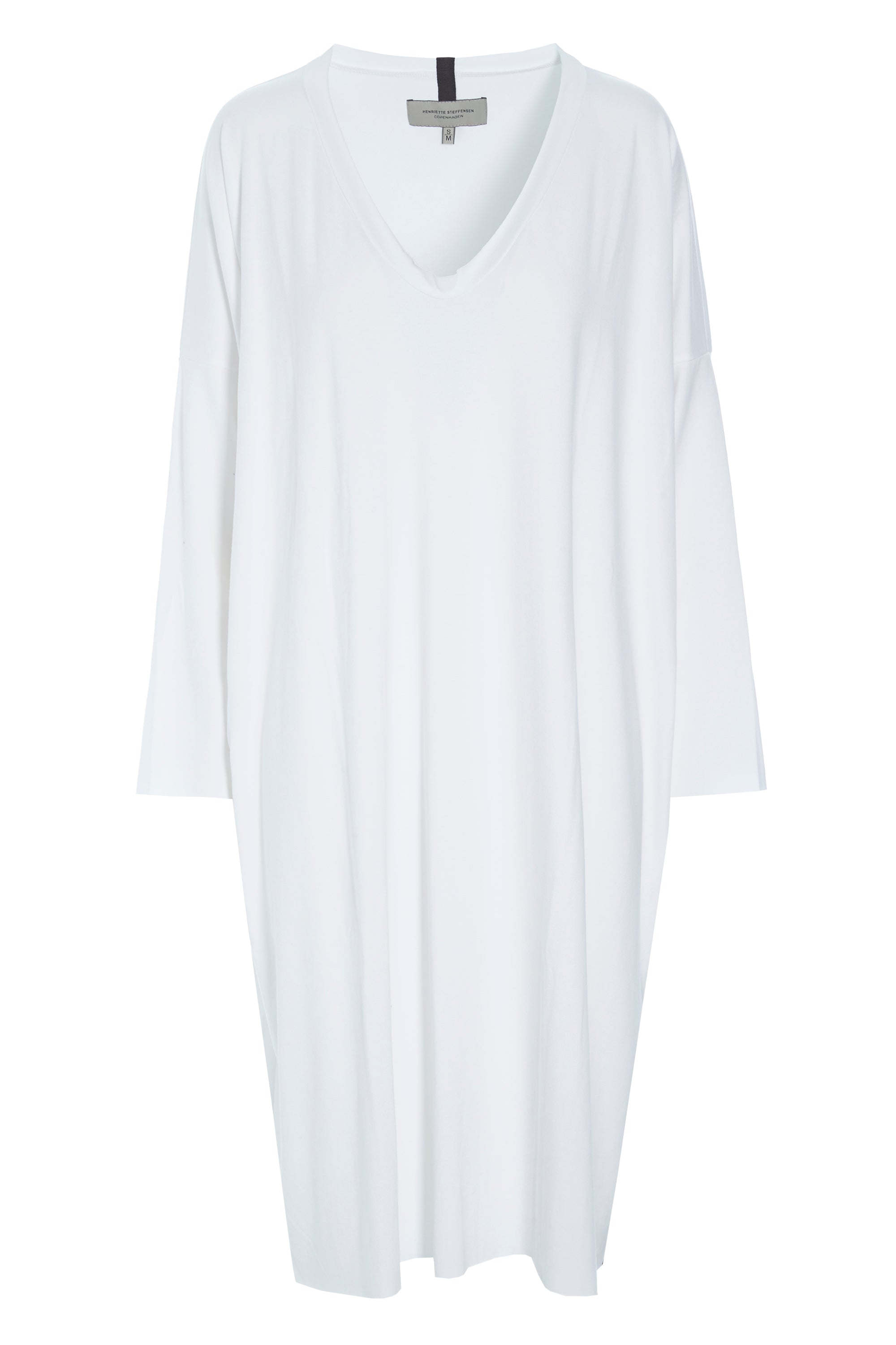 HENRIETTE STEFFENSEN COPENHAGEN DRESS OVERSIZE - 98043 KJOLER WHITE 816