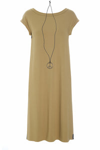 DRESS W/JEWELRY - 98057 - OLIVE