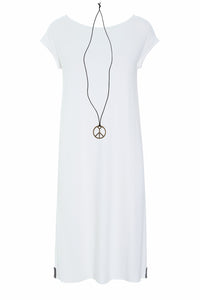 DRESS W/JEWELRY - 98057 - WHITE