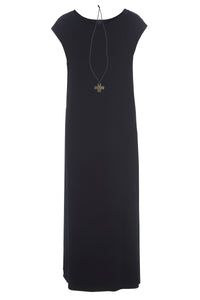 DRESS W/JEWLRY - 98044 - BLACK