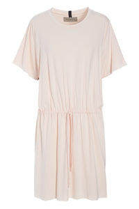DRESS W/WAISTBAND - 98036 - SOFT ROSE