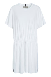 DRESS W/WAISTBAND - 98036 - WHITE