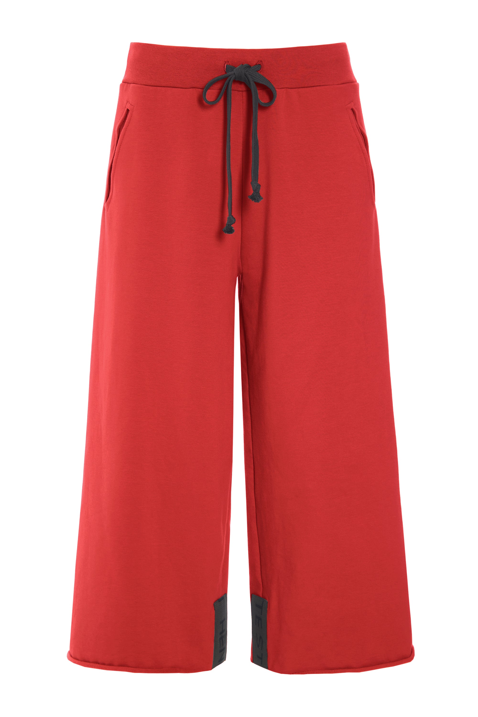 HENRIETTE STEFFENSEN COPENHAGEN FLARE SWEAT PANTS 3/4 - 72016 BUKSER TOMATO 845