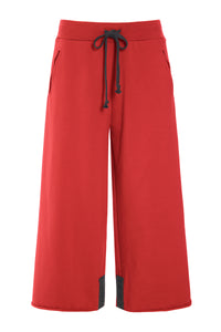 FLARE SWEAT PANTS 3/4 - 72016 - TOMATO