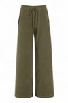 FLARE TROUSERS - 2116 - MOSS
