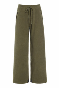 FLARE TROUSERS - 2116 - MOSS