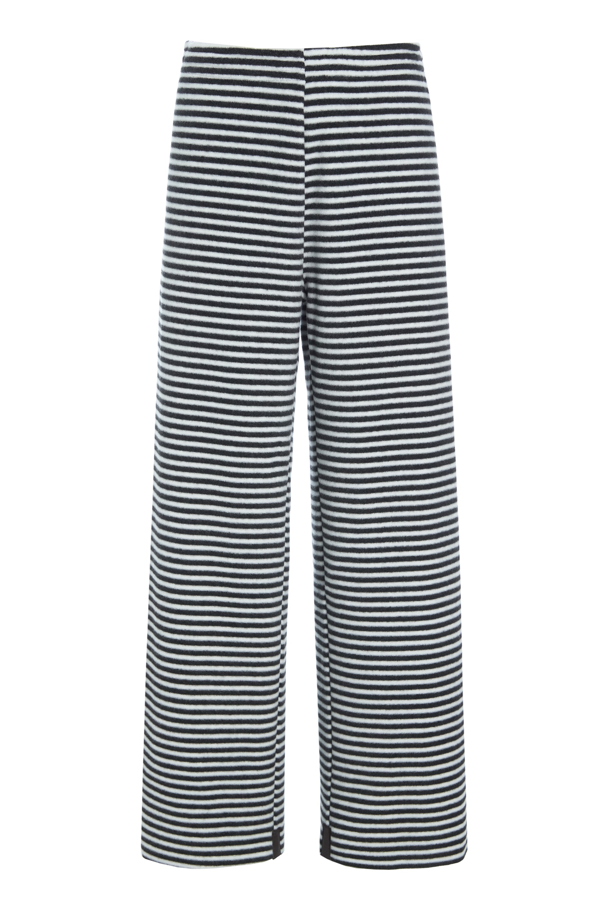 HENRIETTE STEFFENSEN COPENHAGEN FLARE TROUSERS - 2117 BUKSER STRIPES B&W 673
