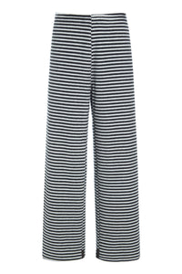 FLARE TROUSERS - 2117 - STRIPES B&W