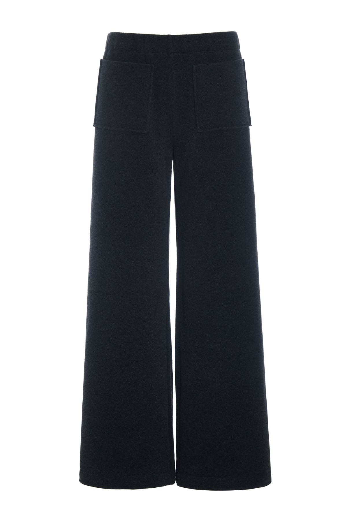 HENRIETTE STEFFENSEN COPENHAGEN FLARE TROUSERS - 2125 BUKSER SOFT BLACK 914