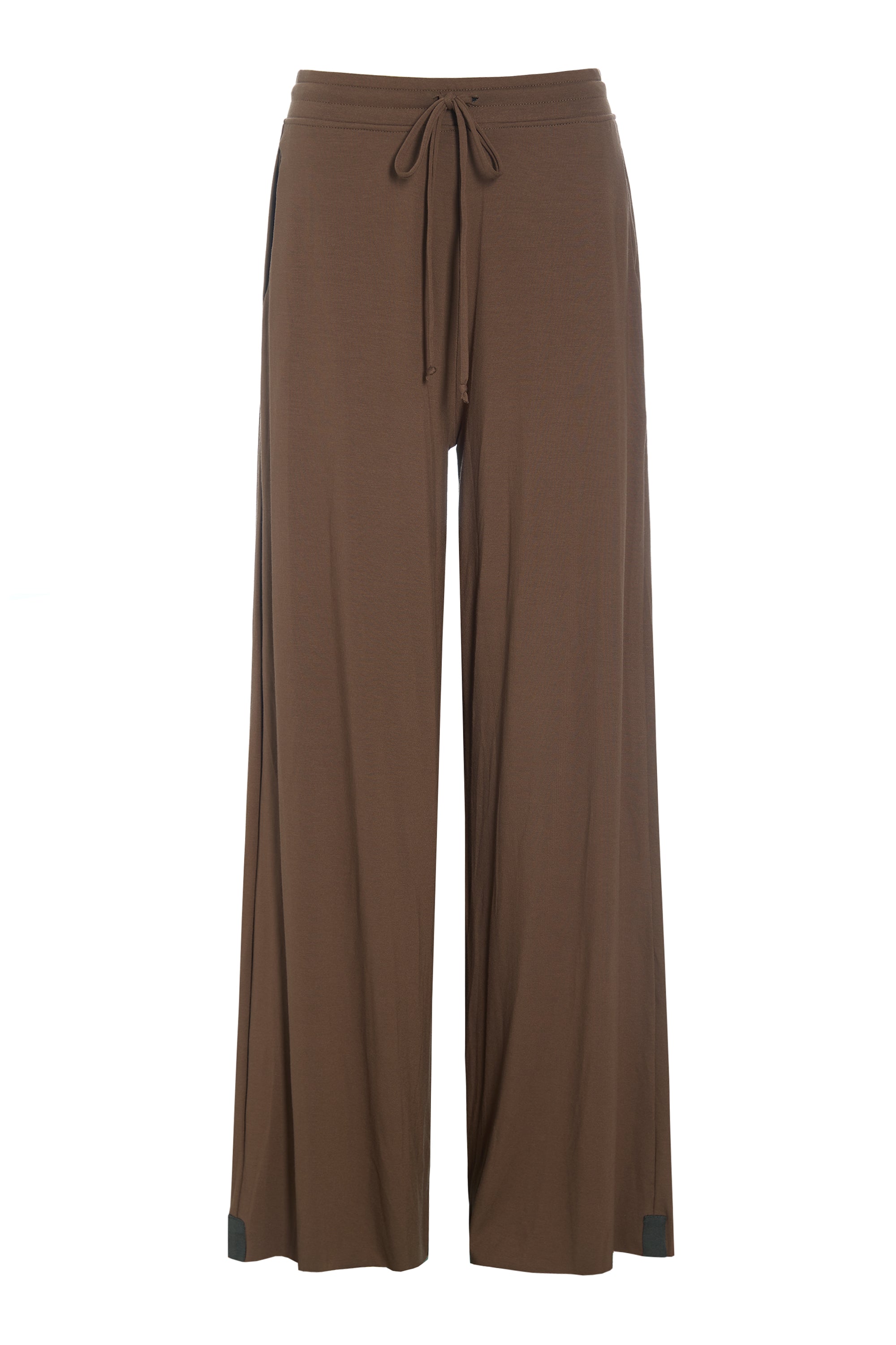 HENRIETTE STEFFENSEN COPENHAGEN FLARE TROUSERS - 99013 BUKSER CHOCOLATE 844