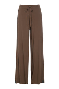FLARE TROUSERS - 99013 - CHOCOLATE