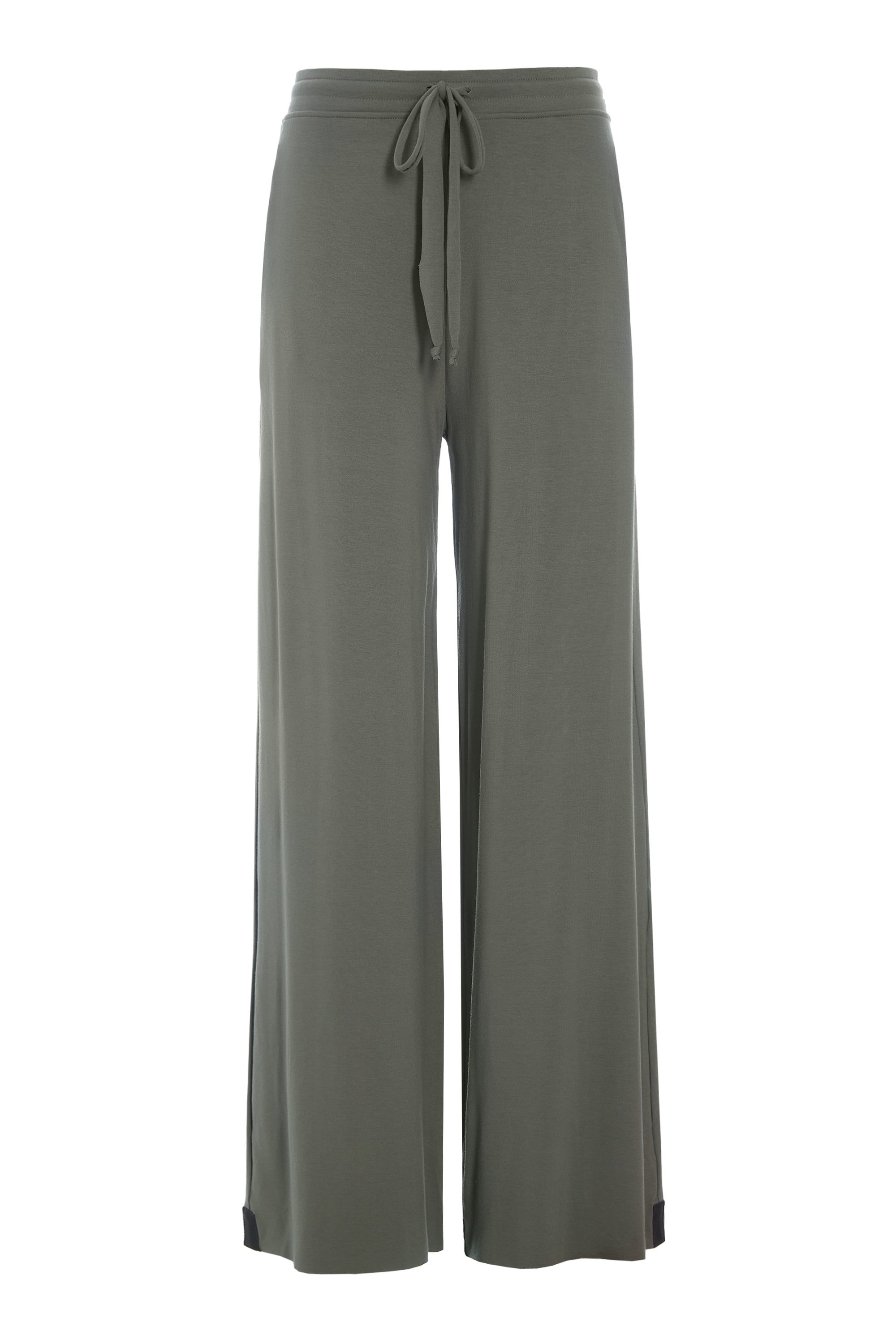 HENRIETTE STEFFENSEN COPENHAGEN FLARE TROUSERS - 99013 BUKSER DUSTY GREEN 609