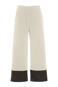 FLARE TROUSERS 2 colored - 2119 - KIT/CHOKOLATE