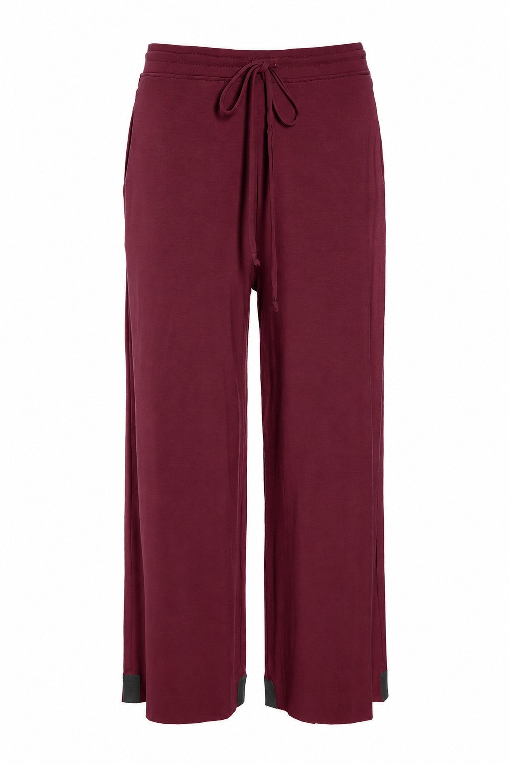 HENRIETTE STEFFENSEN COPENHAGEN FLARE TROUSERS 3/4 - 99015 BUKSER BORDEAUX 474