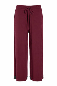 FLARE TROUSERS 3/4 - 99015 - BORDEAUX