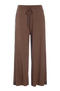 FLARE TROUSERS 3/4 - 99015 - CHOCOLATE