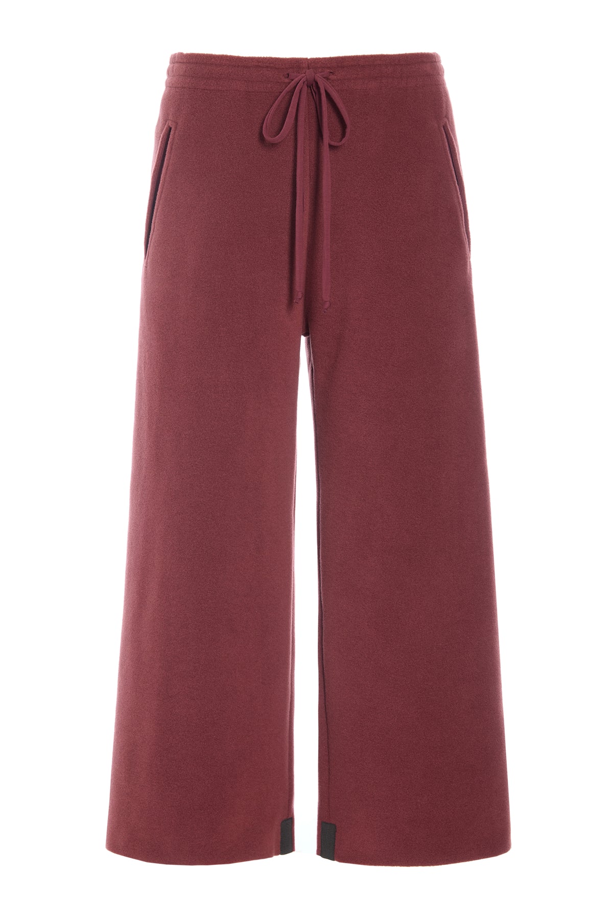 HENRIETTE STEFFENSEN COPENHAGEN FLARE TROUSERS 3/4 LENGTH - 2115 BUKSER BORDEAUX 474