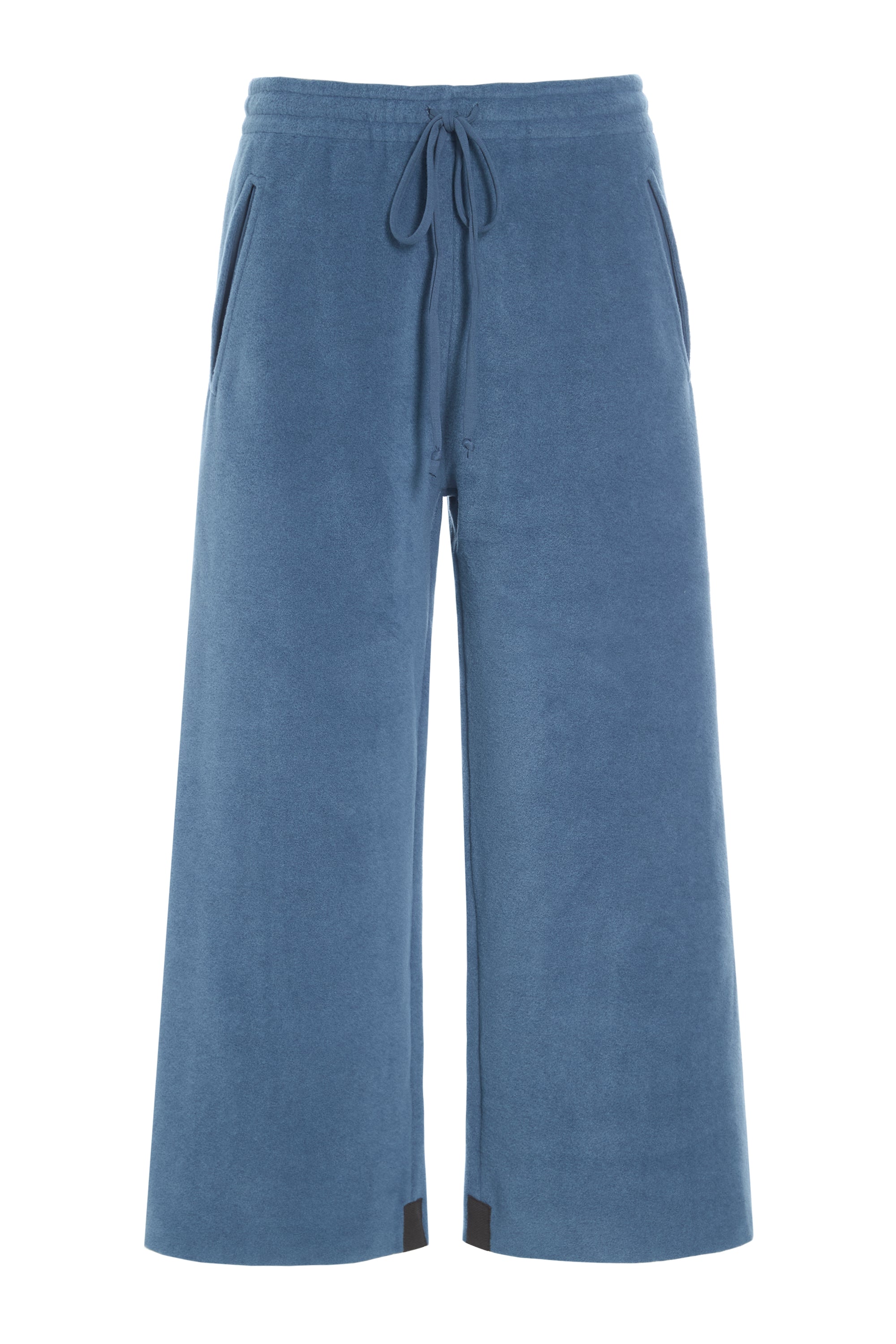 HENRIETTE STEFFENSEN COPENHAGEN FLARE TROUSERS 3/4 LENGTH - 2115 BUKSER DUSTY BLUE 794