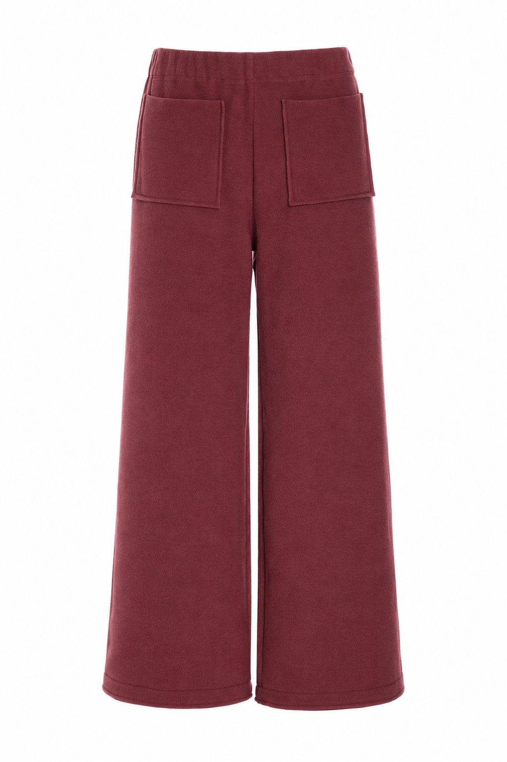 HENRIETTE STEFFENSEN COPENHAGEN FLARE TROUSERS 3/4 LENGTH - 2124 BUKSER BORDEAUX 474