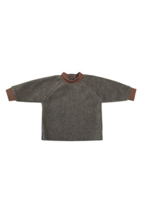FLEECE BLOUSE BABY - 107 - BARK