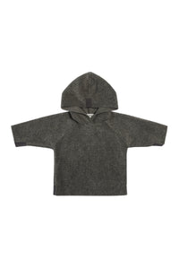 FLEECE BLOUSE HOOD BABY - 108 - BARK