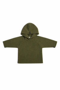 FLEECE BLOUSE HOOD BABY - 108 - MOSS