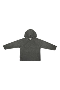 FLEECE BLOUSE HOOD CHILD - 108 - BARK