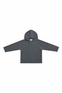 FLEECE BLOUSE HOOD CHILD - 108 - GREY