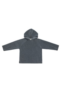 FLEECE BLOUSE HOOD TODDLER -108 - GREY