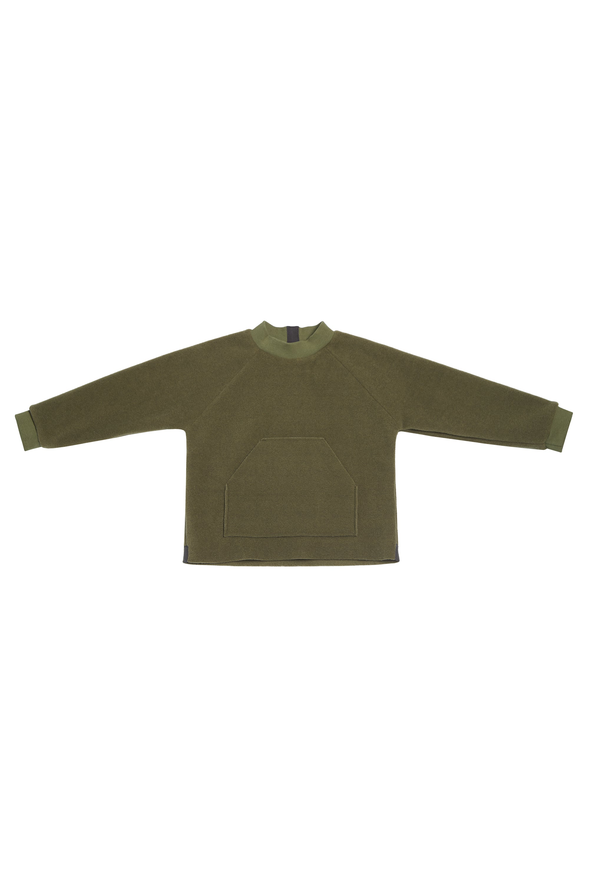 GROWING UP FLEECE BLOUSE POCKET CHILD - 109 GU BLUSER MOSS/MOSS 640