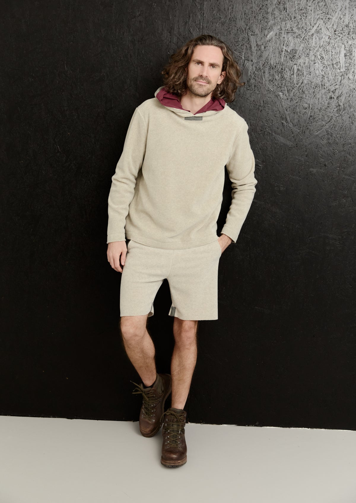 CARL BY STEFFENSEN COPENHAGEN FLEECE SHORTS - 1011C BUKSER SAND 805