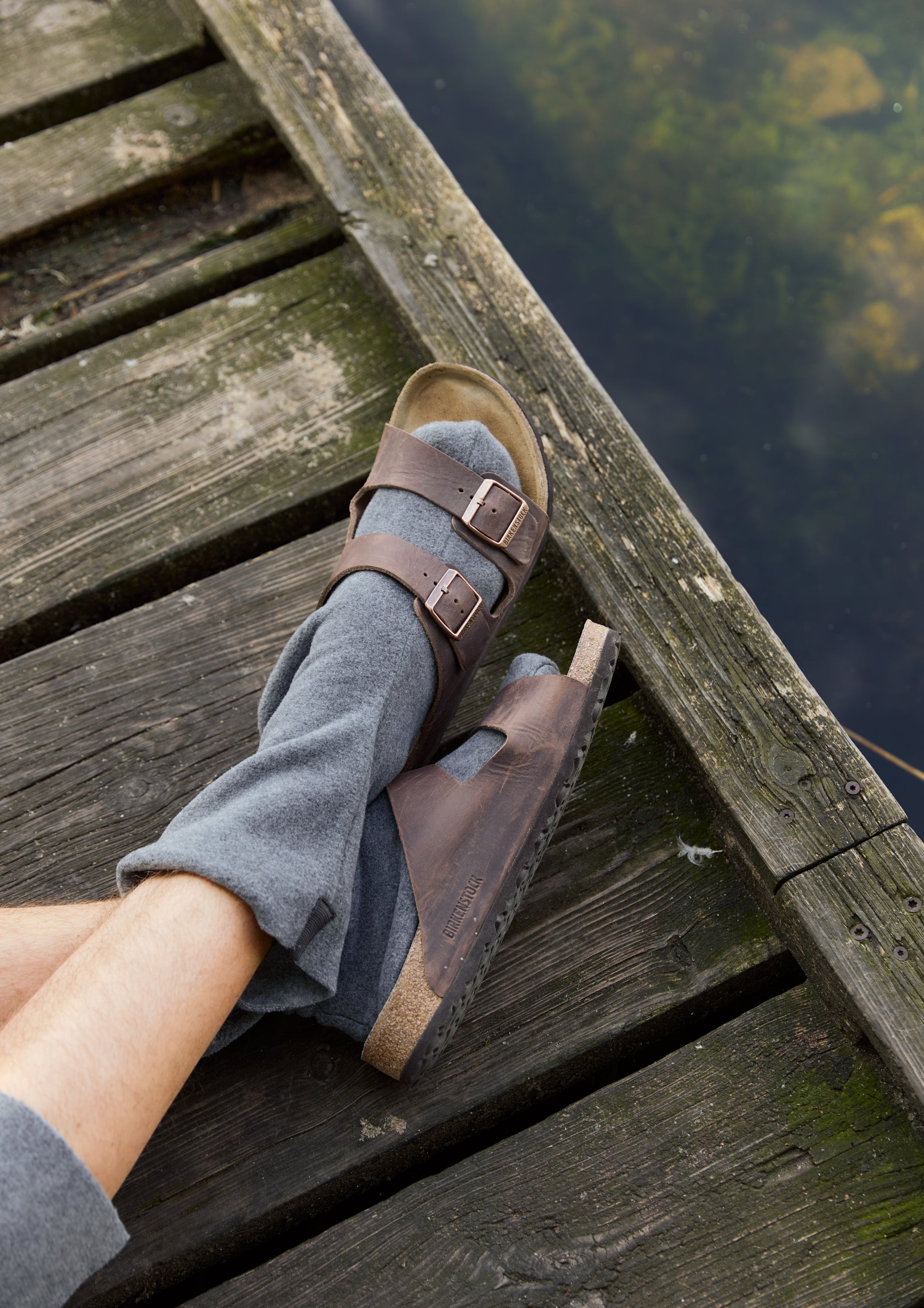 FLEECE SOCKS MEN - 2025C - GREY