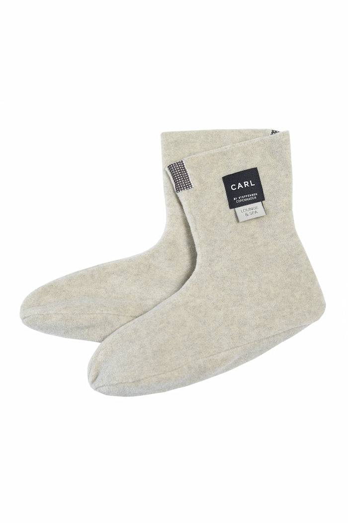 CARL BY STEFFENSEN COPENHAGEN FLEECE SOCKS MEN - 2025C L & S ACCESSORIES SAND 805