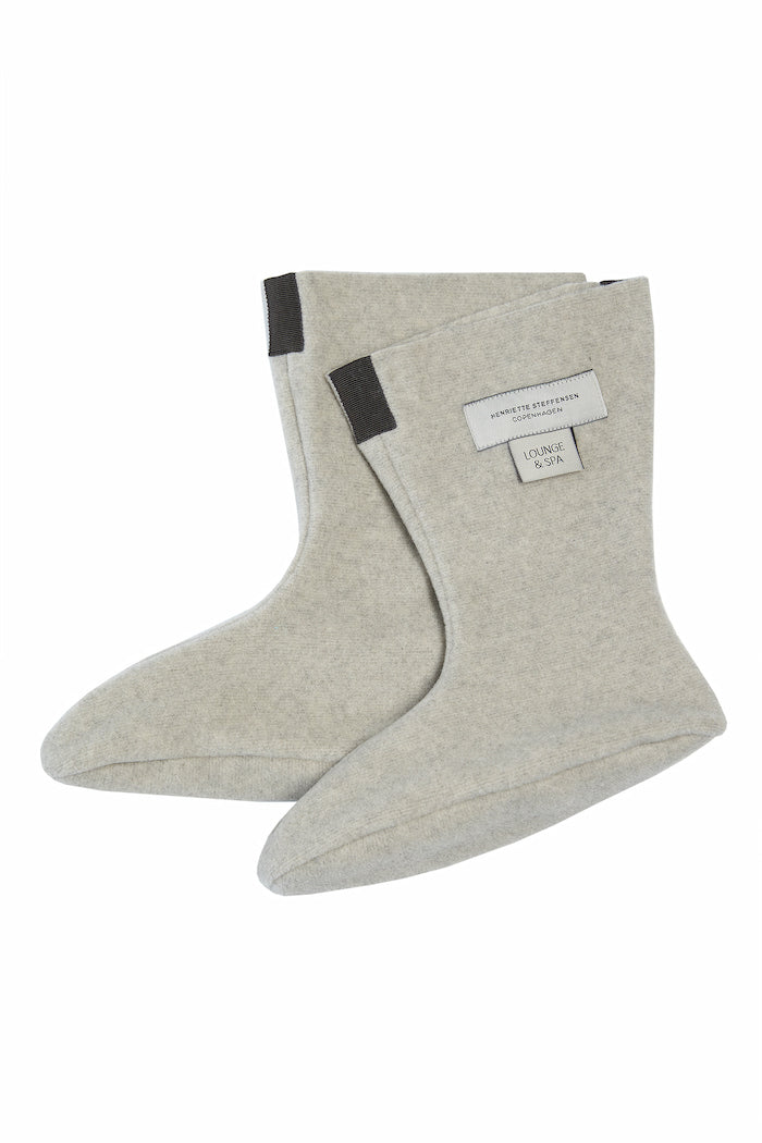 HENRIETTE STEFFENSEN COPENHAGEN FLEECE SOCKS WOMEN - 4090 L & S ACCESSORIES SAND 805